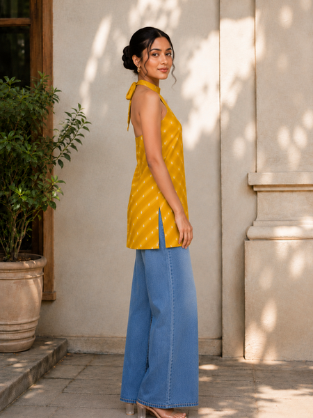 Indibelle Chatpati Silk Short Kurti