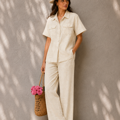 Indibelle Belgium Linen Co-ord Set